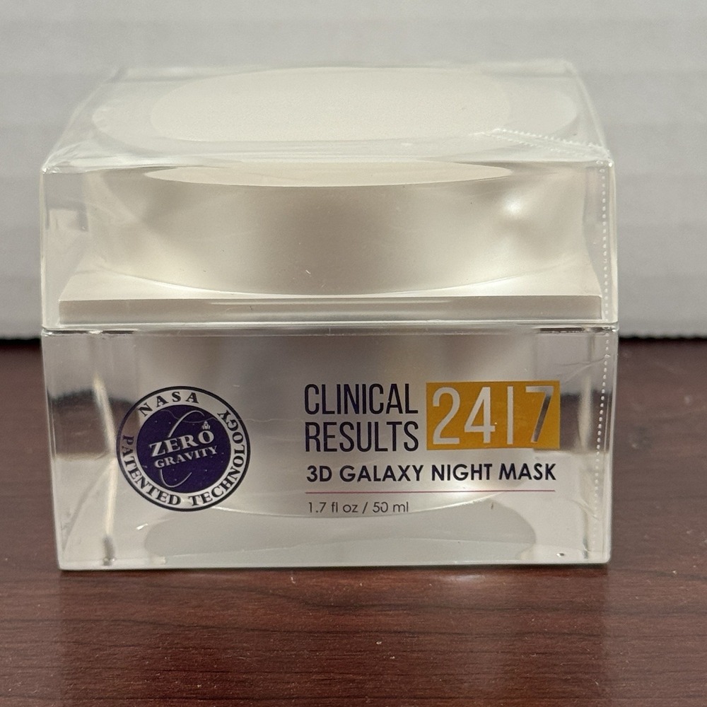 Clinical Results 24/7 3D Galaxy Night Mask 1.7 oz 50g New Sealed Face Cream